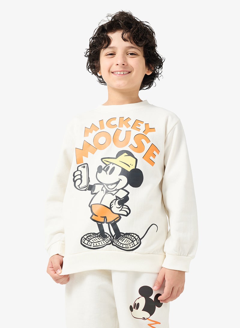 Disney Kids Mickey Mouse Sweatshirt And Sweatpants - Image 3